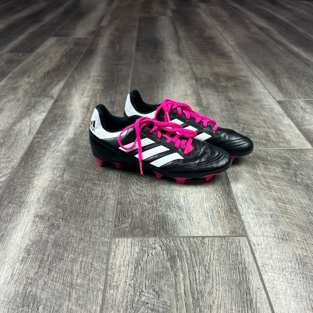 Adidas Black/Pink/White Soccer Cleats
